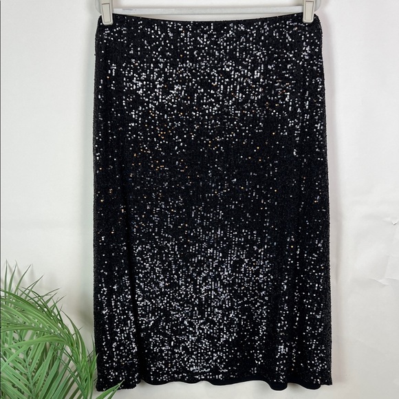 Universal Standard Midi Skirt Sequin Cocktail XL (26-28) - Picture 5 of 11